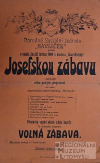Litomyšl, Havlíček, Dobrodružství v Theatre Variete - Peníze - Pod čepcem  - plakát, 1904
