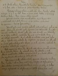 Dolní Újezd, Divadelní kroužek, Zápisy, 1911