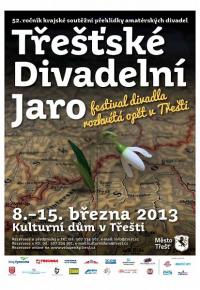 Třešť, Třešťské divadelní jaro 2013, program - plakát (1. strana)