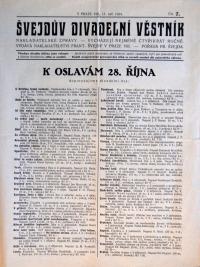 Švejdův divadelní věstník, 1924