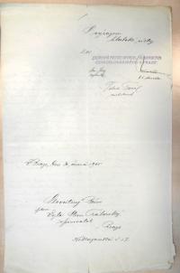 Štein-Táborský, ÚMDOČ žádá, aby přednášel v kurzu režisérů, s. 2, 1905