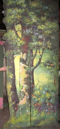 Šonov, les, pravá postranice, soubor kulis Les