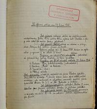 Pardubice, Studentské divadelní sdružení, Kniha zápisů, 1918 - 1920