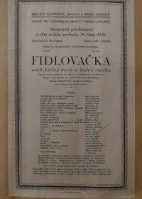 Hradec Králové, Klicpera, Plakáty a výstřižky, 1924 - 1930