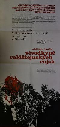 Ústí nad Orlicí, Vévodkyně valdštejnských vojsk - plakát, 1988