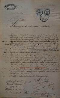 Pardubice, Spolek divadelních ochotníků, Korespondence, 1862