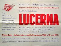Trhové Sviny, Igla, činoherní div. soubor ZV ROH, Lucerna – plakát, 1966