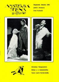 Amatérská scéna, titulní strana, 1992/11