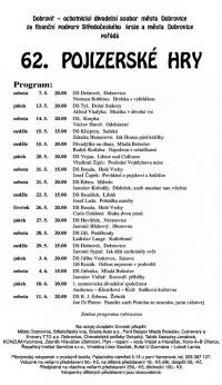 Dobrovice, Pojizerské hry - plakát, 2011