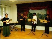 Svojanov, opona, instalace v sále radnice