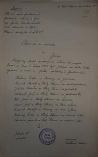 Hlásná Lhota, KrDO, volba funkcionářů, 1935