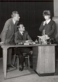 Trhové Sviny, Igla, činoherní div. soubor ZV ROH, Idiotka, 1965