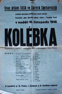 Vysoké Veselí, Sokol, Kolébka - plakát, 1946