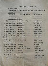 Pardubice, Spolek divadelních ochotníků, Korespondence, 1932