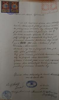 Káranice, Hasiči, Furiant, 1903