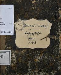 Hořice, JDO, Kniha pokladní, 1858 - 1861