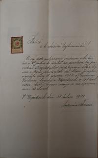 Nepolisy, Ochotníci, Otec, 1912