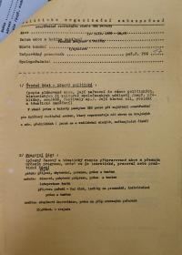 Svitavy, OKS, Soustředění recitačního studia OKM Svitavy, 1989