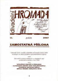 Divadelní HROMADA 2007, č. 51, příloha