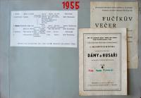 Třebíč, Přehledy inscenací souborů a návrhy scén, 1920-1954