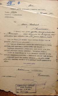 Žirovnice, Divadelní ochotníci, povolení hry, 1925