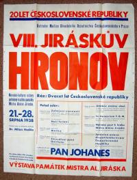 08.JH, programový plakát, 1938.