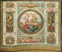 Praha, ND, soutěžní návrh na oponu, Maxmilián Pirner, 1879