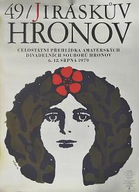 Hronov, Jiráskův Hronov, výtvarný plakát Jaroslava Sůry, 1979