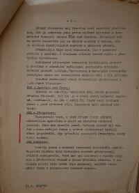 Přibyslav, Sluníčko, Kronika školní družiny, 1981 - 1988