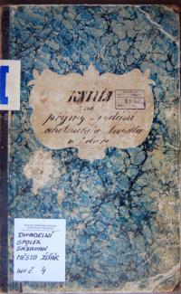 Žďár nad Sázavou, Sázavan, Kniha příjmů a vydání 1864 -1895