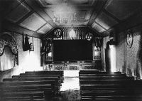 Třeboň, Sokol, interiér loutkového divadla, 193x