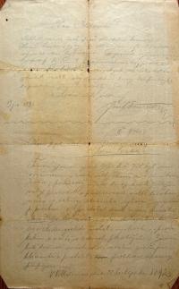 Horní Cerekev, uznání domu č. 166 za divadelní místnost, 1893