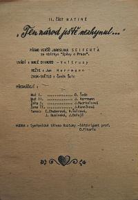 Žebrák, Středočeské divadelní dny, programová brožura, 1969