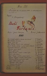 Lysá nad Labem, výstava DIVADLO JE PODIVUHODNÁ VĚC..., výstavní panel, 2018