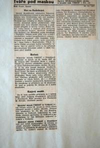 Přerov, Krajská rada ÚMDOČ, novinový článek, 1947