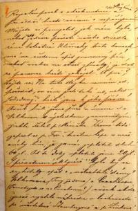 Střelohoštice, dopis Vojtovi Šteinu-Táborskému, s. 4, 1888