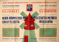 Suchá, Národní souručenství, V těch českých mlýnech veselo bývá - plakát, 1942