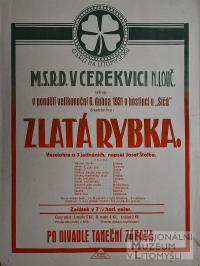 Cerekvice nad Loučnou, Republikánský dorost, Zlatá rybka - plakát, 1931