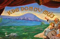 Bílá Hlína, Hasiči, opona Praotec Čech s nápisem Kde domov můj, 1938