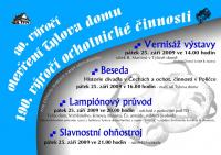 Polička, Tylův dům, 80. výročí otevření, 190. výr. DS Tyl, plakát, 2009