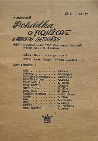Žebrák, Středočeské divadelní dny, programová brožura, 1969