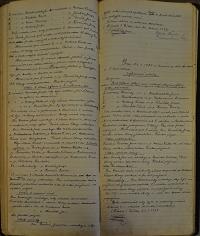 Lány na Důlku, SDO, Jednatelská kniha, 1918 - 1933