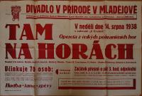Lomnice nad Popelkou, SDO, Tam na horách - plakát, 1938