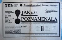 Pelhřimov, Tyl, Jak nás poznamenala - plakát, 1929