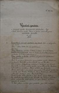 Polička, Spolek divadelních ochotníků, Archiv - Jednatelské zprávy