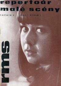 Repertoár malé scény, titulní strana, 1967/1