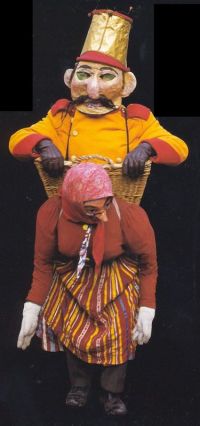 Miletín, Muzeum 1/03 Milevsko, Maškary, bába s vojákem