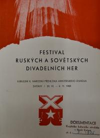 Hradec Králové, Krajské kulturní středisko, Impuls, Svitavy, Národní přehlídka ruských a sovětských divadelních her, 1982