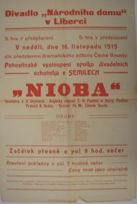 Semily, SDO, Nioba, 1919, pohostinsky v Liberci