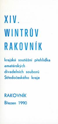 Rakovník, KP 14. Wintrův Rakovník, programová brožura, 1990